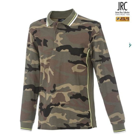 Long sleeves Malta Bicolor Polo | James Ross workwear