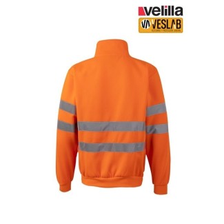 SUDADERA ALTA VISIBILIDAD MEDIA CREMALLERA 2