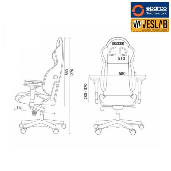 silla sparco icon de oficina 5