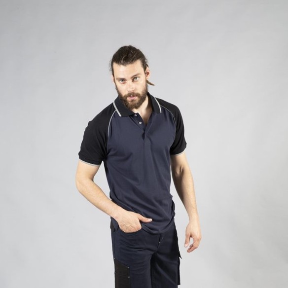 Work Polo shirt in elastic | James Ross official dealer