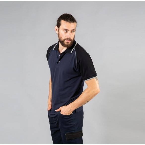 Work Polo shirt in elastic | James Ross official dealer