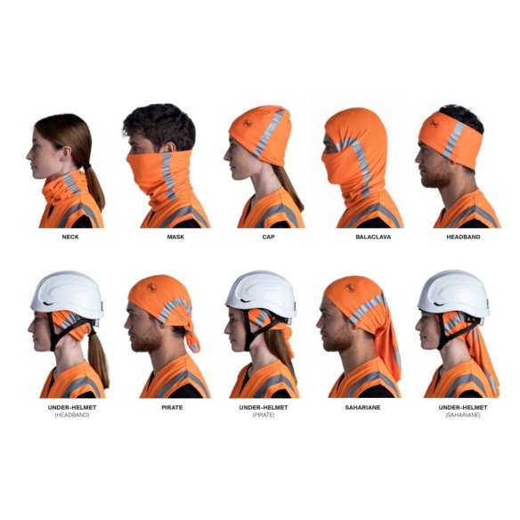 BUFF ORIGINAL ECOSTRETCH REFLECTIVE TUBULAR