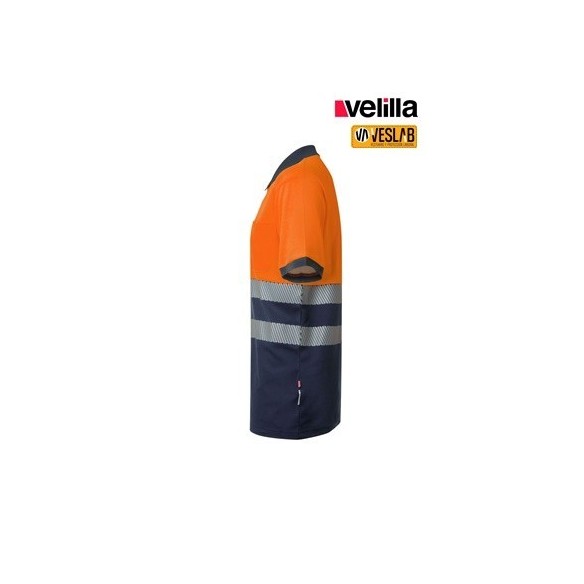 Polo bicolor AV màniga curta |Roba de feina alta visibilitat