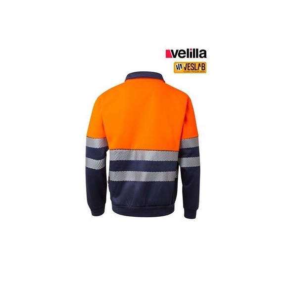 Sweat HV Bicoleur zipped | Vêtemênts de travail Haut Visibilité