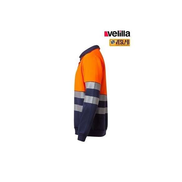 sudadera av bicolor cremallera 3