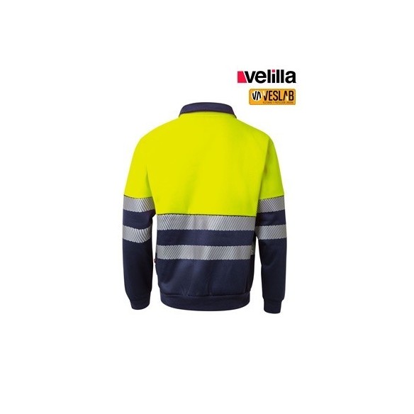 sudadera av bicolor cremallera 5
