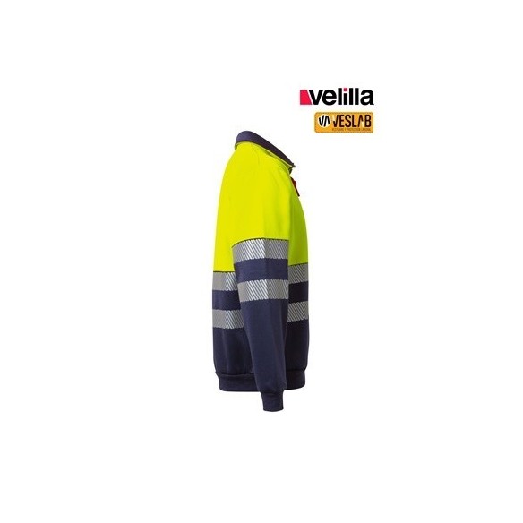 sudadera av bicolor cremallera 7