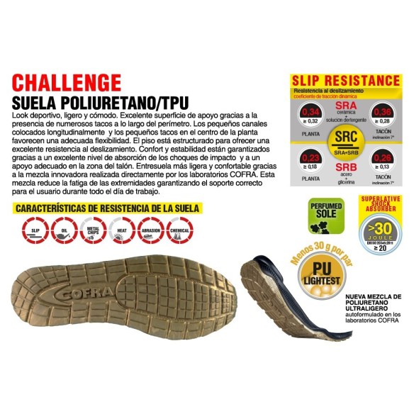 Calçat Cofra Fullback S1 P SRC | Sabates de protecció laboral