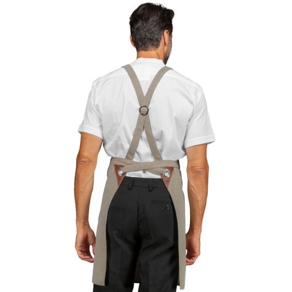 Davantal Peto Milford Natural|Distribuïdor de roba per hostaleria