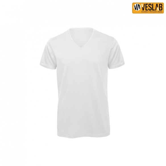 T-Shirt Homme Col V en Coton Biologique