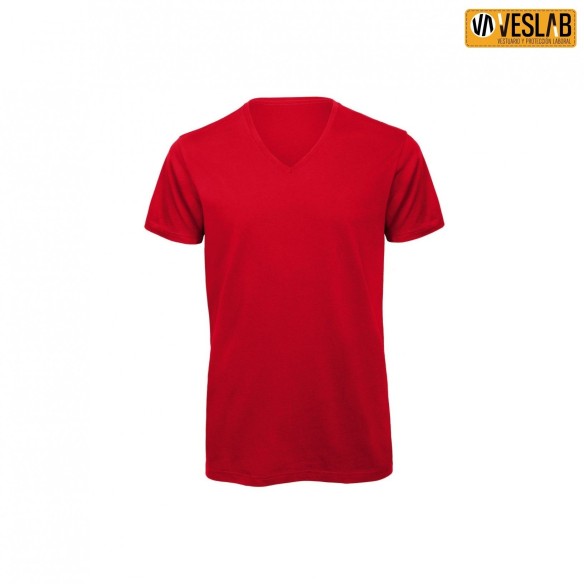 Organic Cotton V-neck Man T-shirt