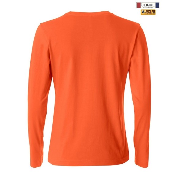 camiseta clique basic m/l mujer 8
