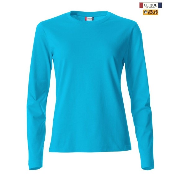 camiseta clique basic m/l mujer 15