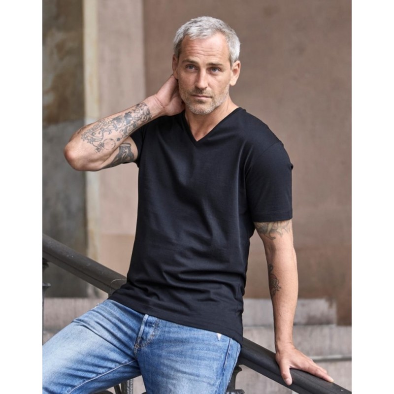 camiseta fashion cuello v 1
