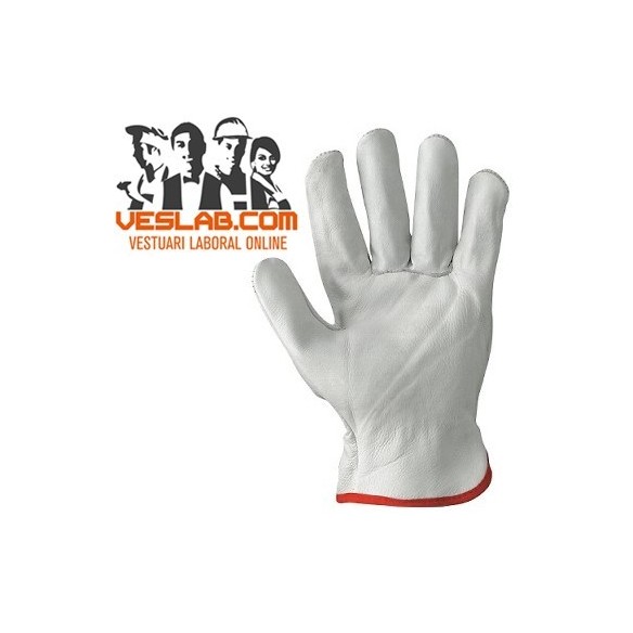 GUANT CONDUCTOR PELL FLOR VACU BLANC