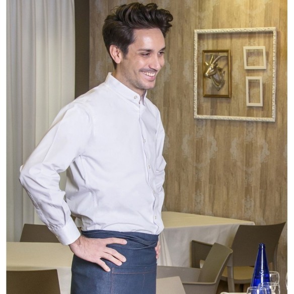 Camisa Coll Mao màniga llarga | Roba laboral per a cambrers