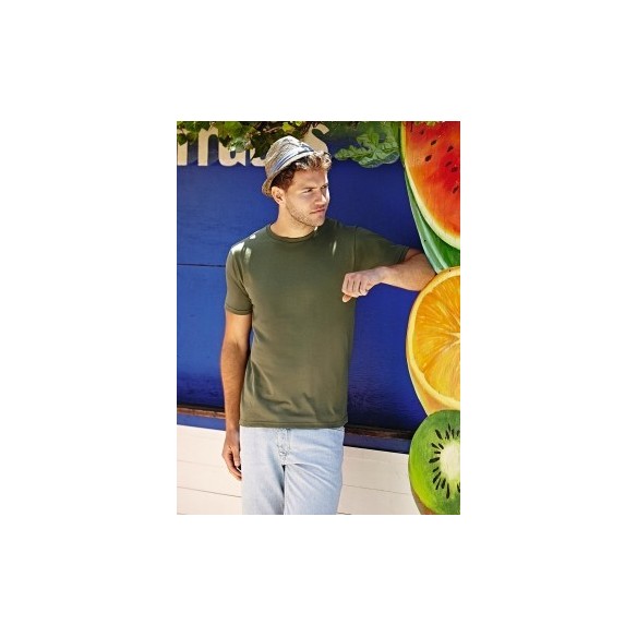 camiseta color manga corta hombre 100% algodon 16