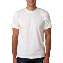 T-SHIRT HOMME BLANCHE MANCHES COURTES 100% COTON