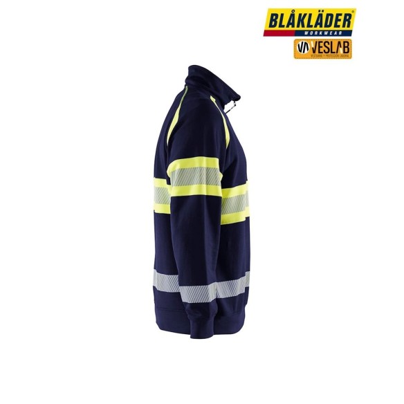 High Visibility Sweatshirt Half Zip 3553 | Blaklader workwear
