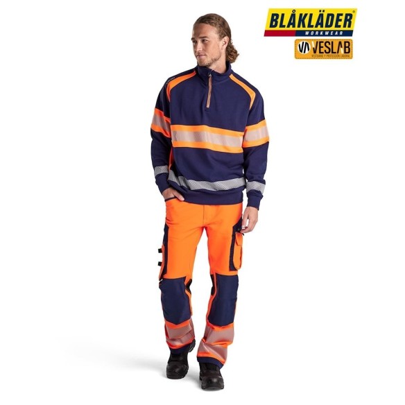 sudadera alta visibilidad media cremallera 3553 10