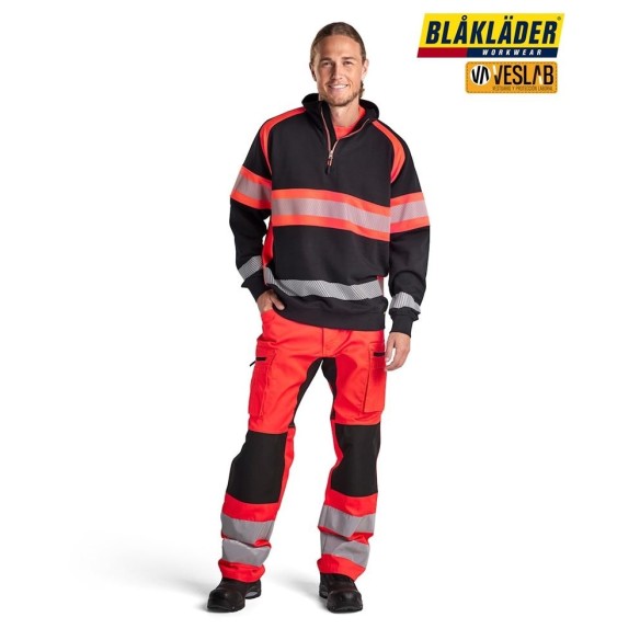 sudadera alta visibilidad media cremallera 3553 20