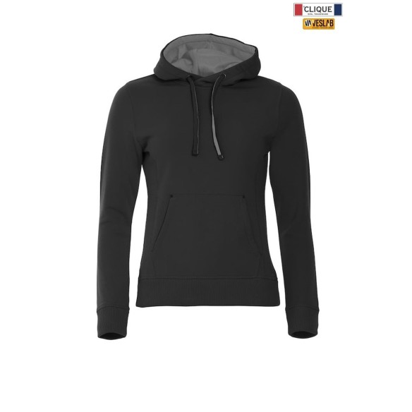 sudadera cliqué classic hoody ladies