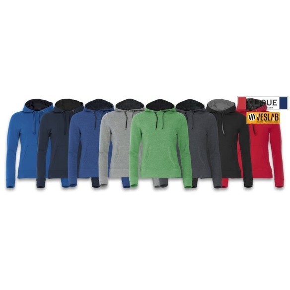 sudadera cliqué classic hoody ladies