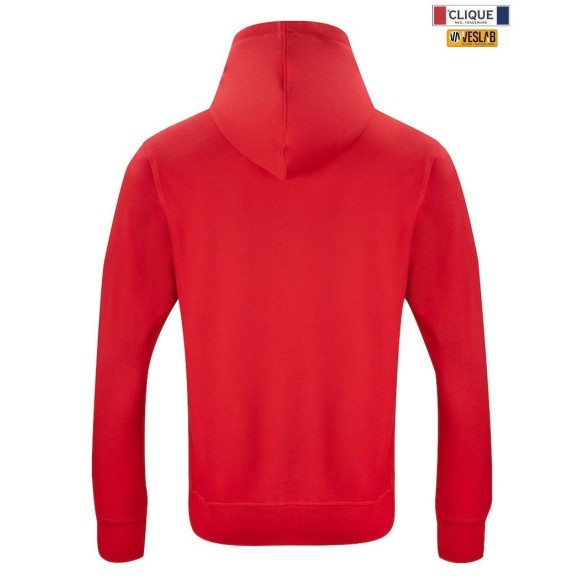 sudadera cliqué classic hoody cremallera entera