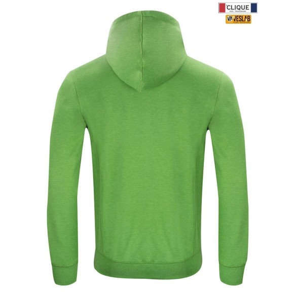 sudadera cliqué classic hoody cremallera entera