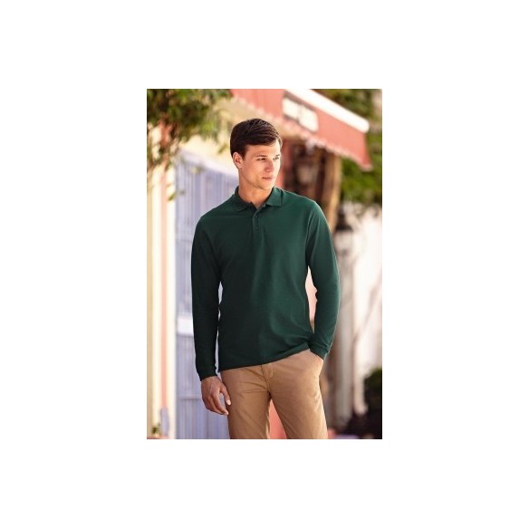 polo pique manga larga 6