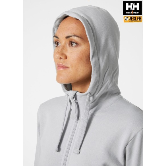 HH MANCHESTER WOMAN ZIP HOODIE SWEATSHIRT