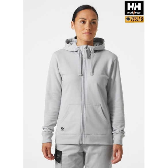 sudadera cremallera y capucha hh manchester woman