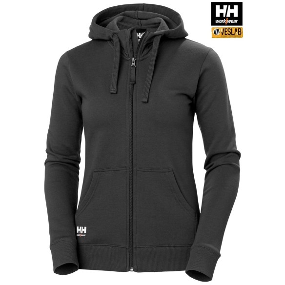 HH MANCHESTER WOMAN ZIP HOODIE SWEATSHIRT