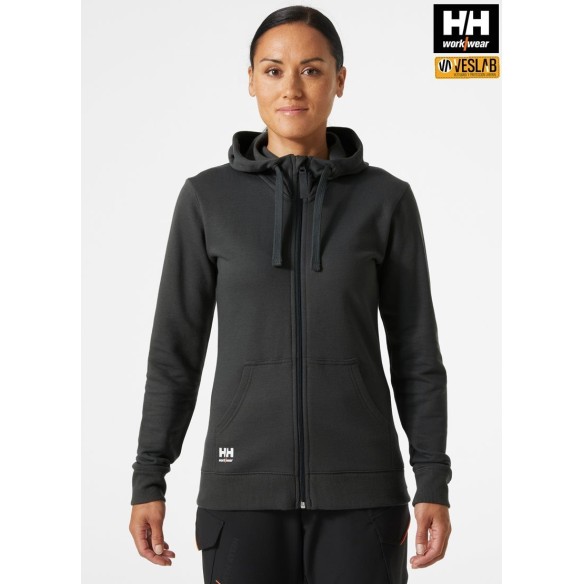 sudadera cremallera y capucha hh manchester woman