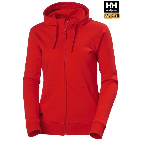 HH MANCHESTER WOMAN ZIP HOODIE SWEATSHIRT