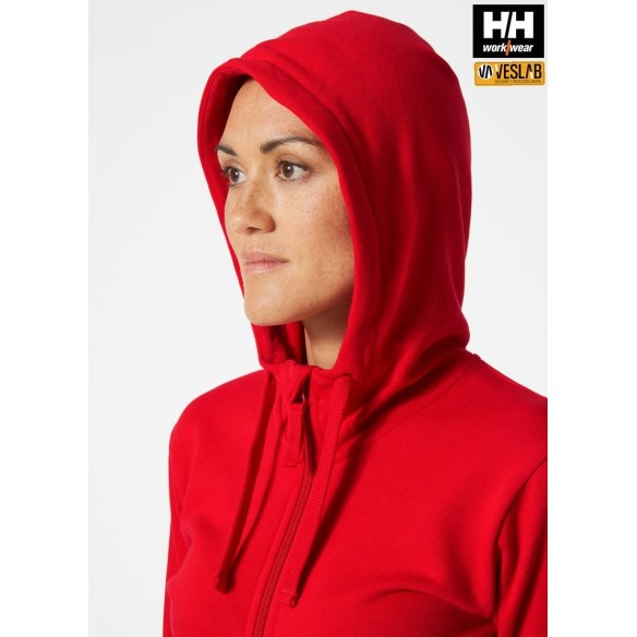 HH MANCHESTER WOMAN ZIP HOODIE SWEATSHIRT