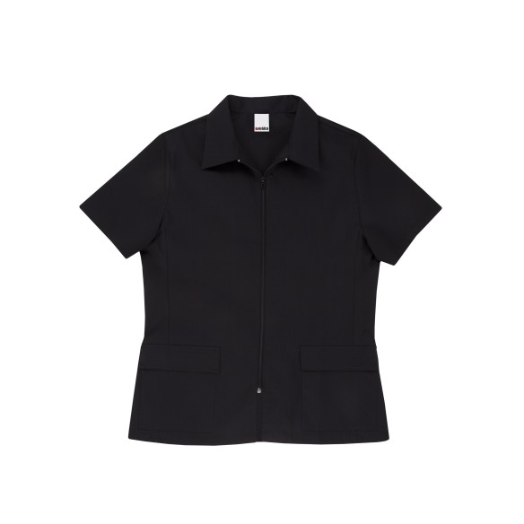 Chaqueta entallada de señora manga corta