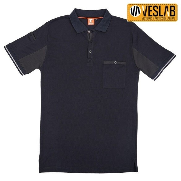 Technical Two-tone polo