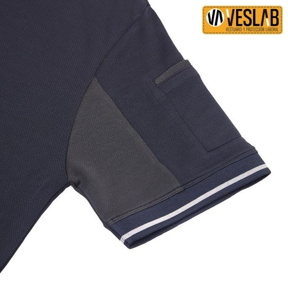 Technical Two-tone polo