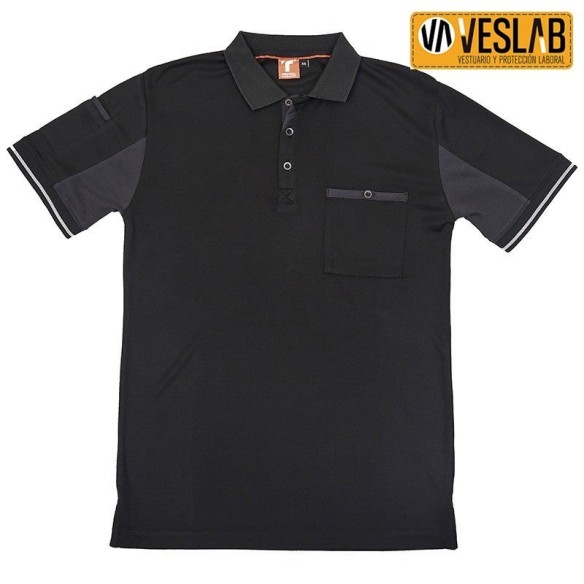 Technical Two-tone polo