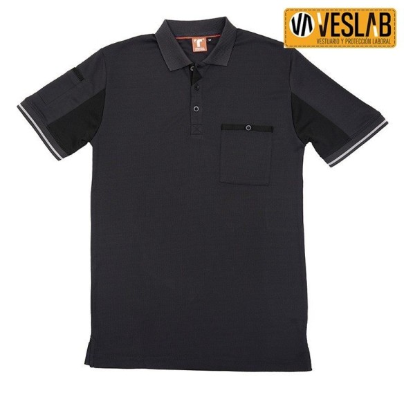 Technical Two-tone polo