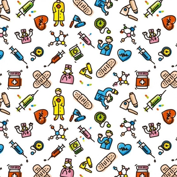 Casaca sanitària home estampada Dian-Pulse