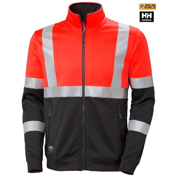 Sweatshirt without Hood | High-Vis | Helly Hansen | VESLAB.COM