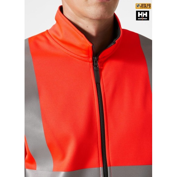 Sweatshirt without Hood | High-Vis | Helly Hansen | VESLAB.COM