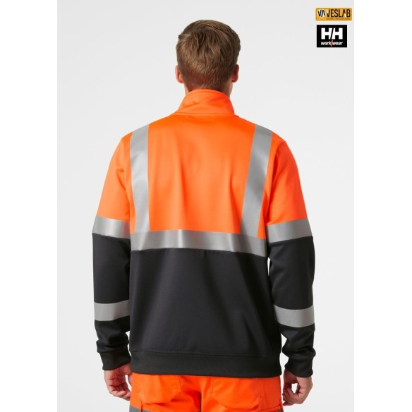 Sweatshirt without Hood | High-Vis | Helly Hansen | VESLAB.COM