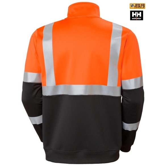 Sweatshirt without Hood | High-Vis | Helly Hansen | VESLAB.COM