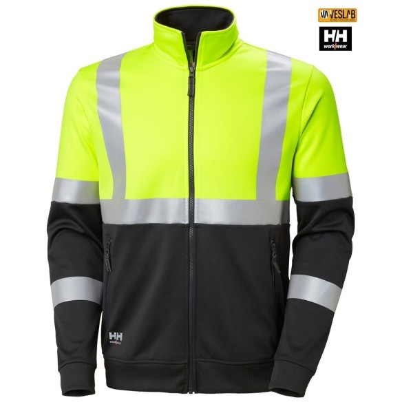 Sweatshirt without Hood | High-Vis | Helly Hansen | VESLAB.COM