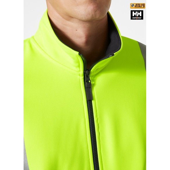 Sweatshirt without Hood | High-Vis | Helly Hansen | VESLAB.COM