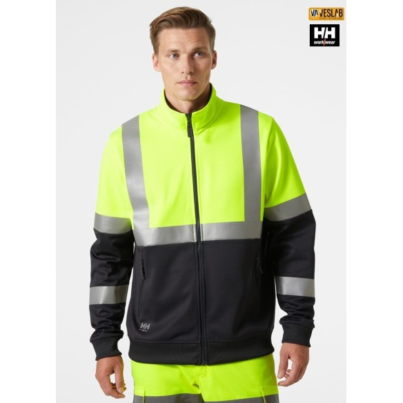 Sweatshirt without Hood | High-Vis | Helly Hansen | VESLAB.COM