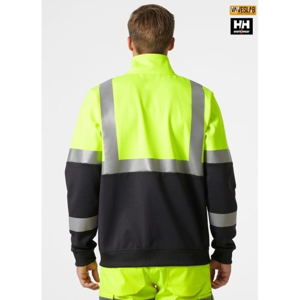 Sweatshirt without Hood | High-Vis | Helly Hansen | VESLAB.COM